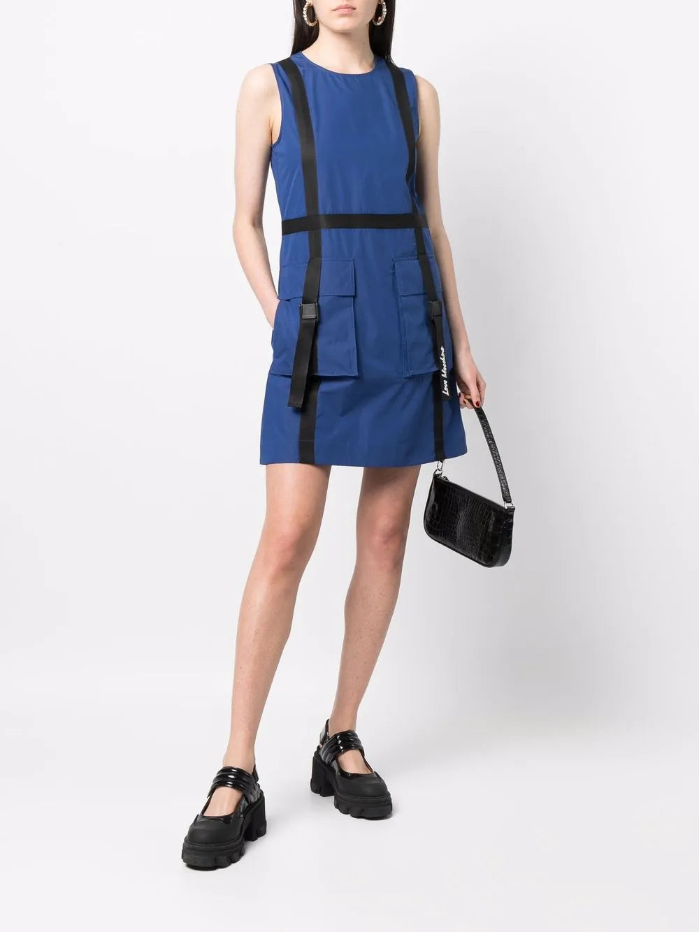 Pocket-Detail Mini Dress