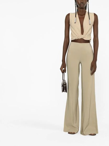 Le Pantalon Soffio Flared Trousers