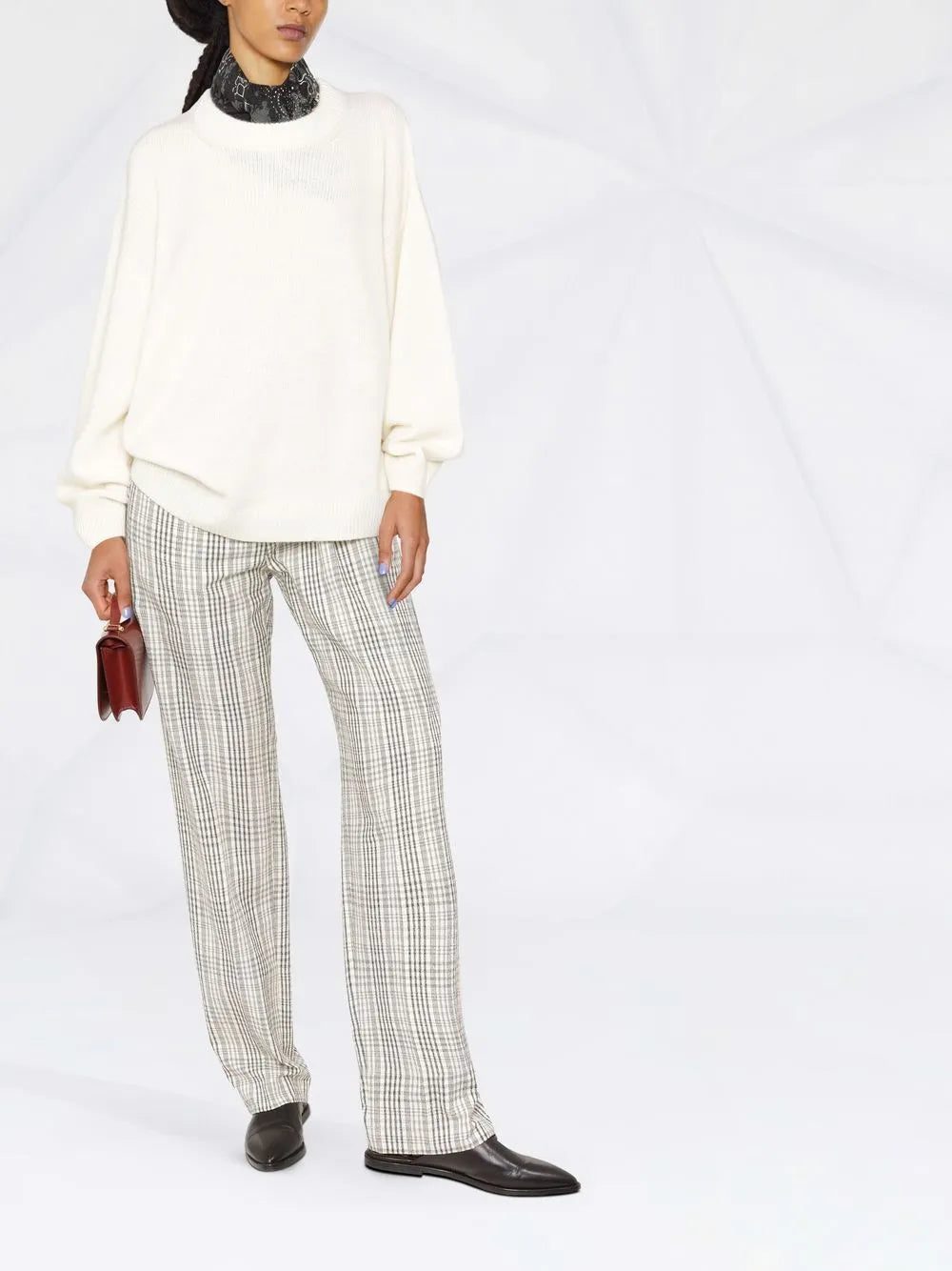 Crew-Neck Long-Sleeved Jumper