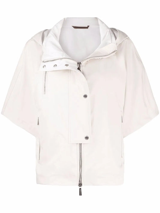Lightweight Short-Sleeved Hooded Jacket