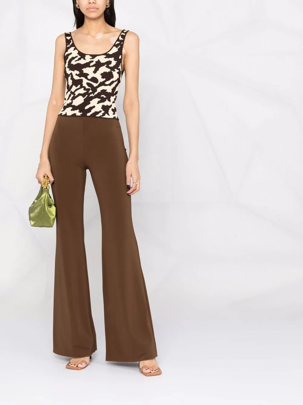 Animal-Jacquard Tank Top