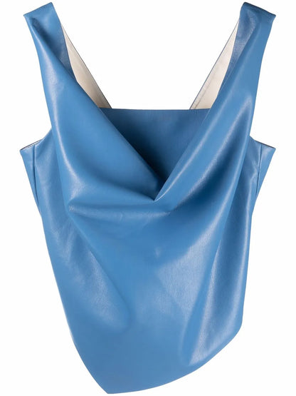 Sleeveless Draped Top