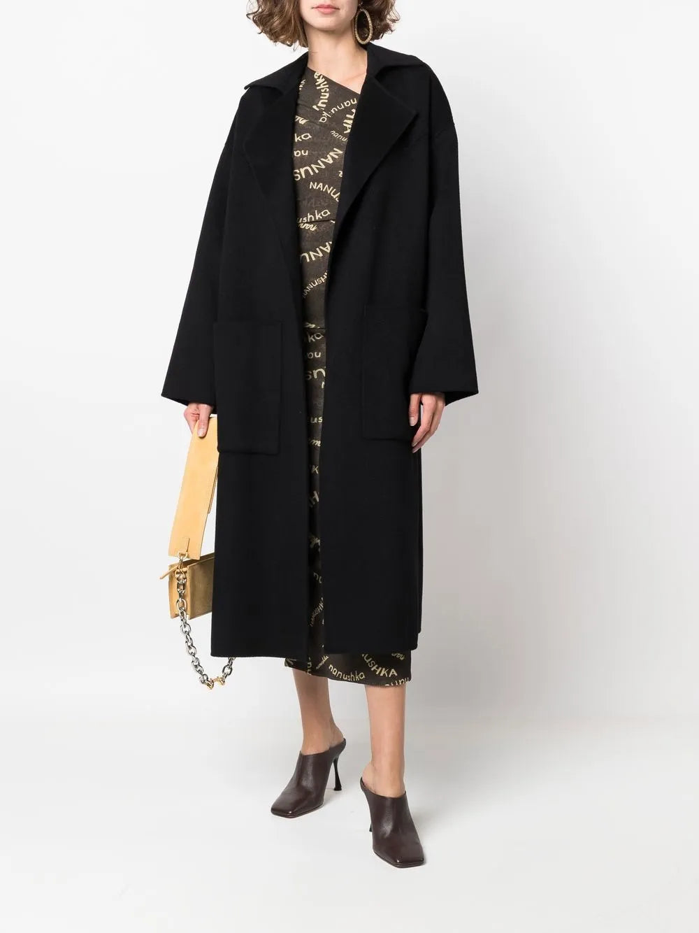 Alamo Single-Breasted Wool Coat