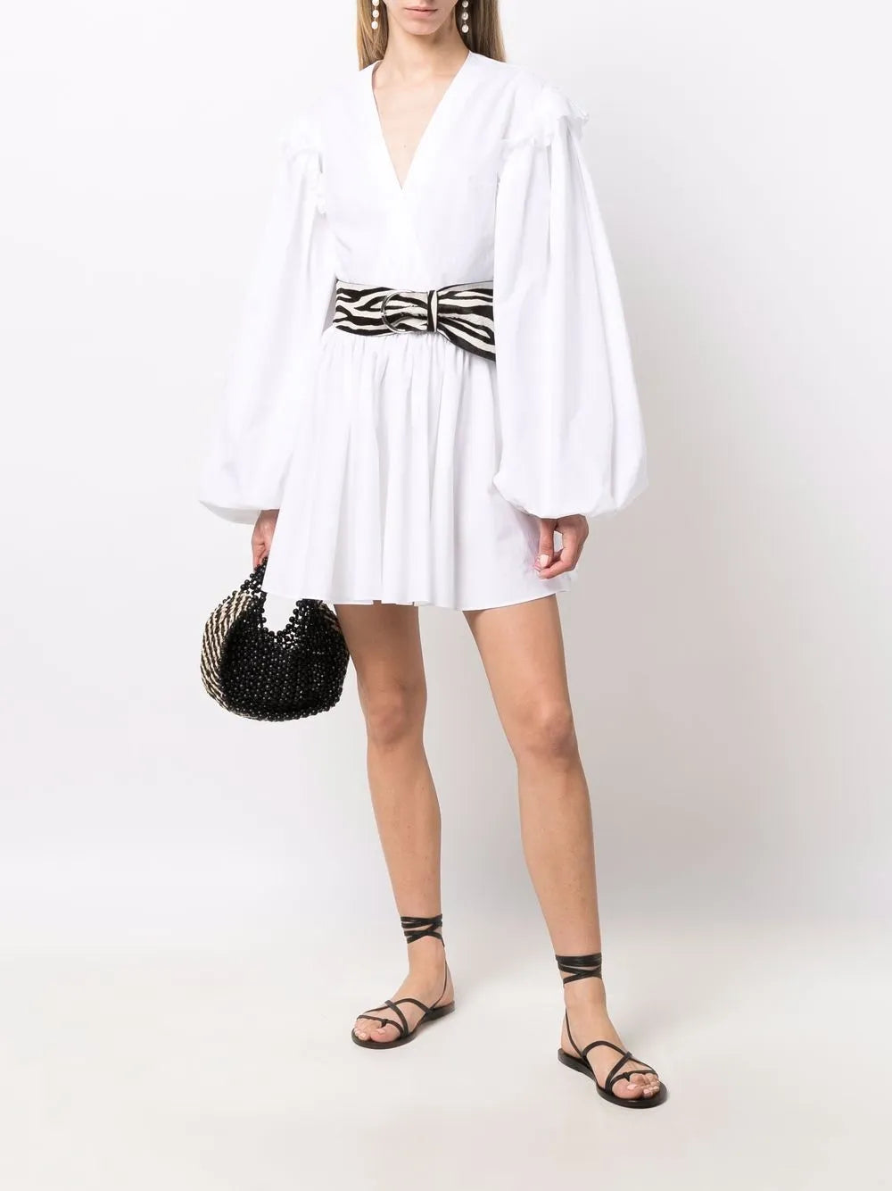 V-Neck Cotton Dress