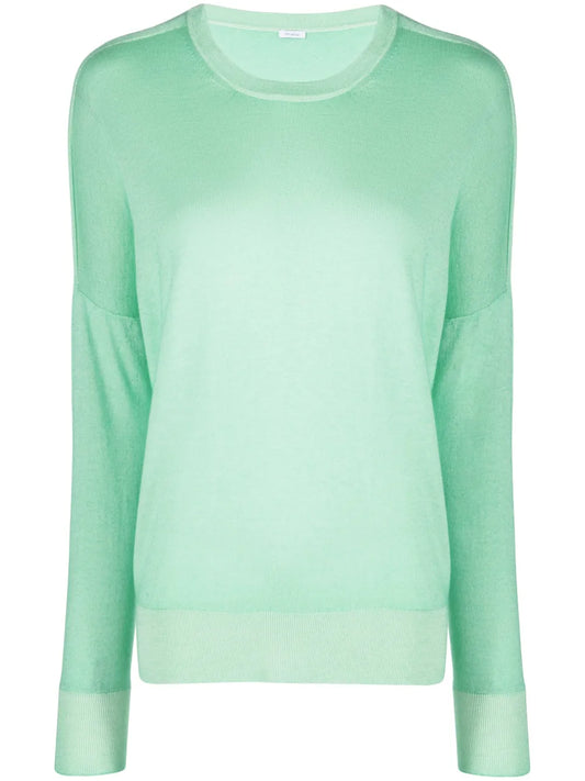 Crew-Neck Fine-Knit Jumper