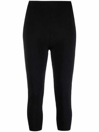 Knitted Three-Quarter Leggings