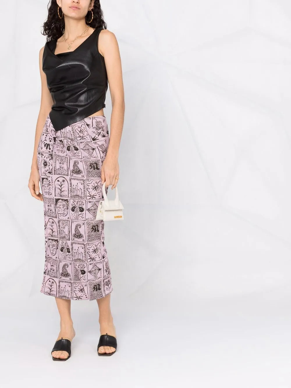 Sleeveless Draped Top