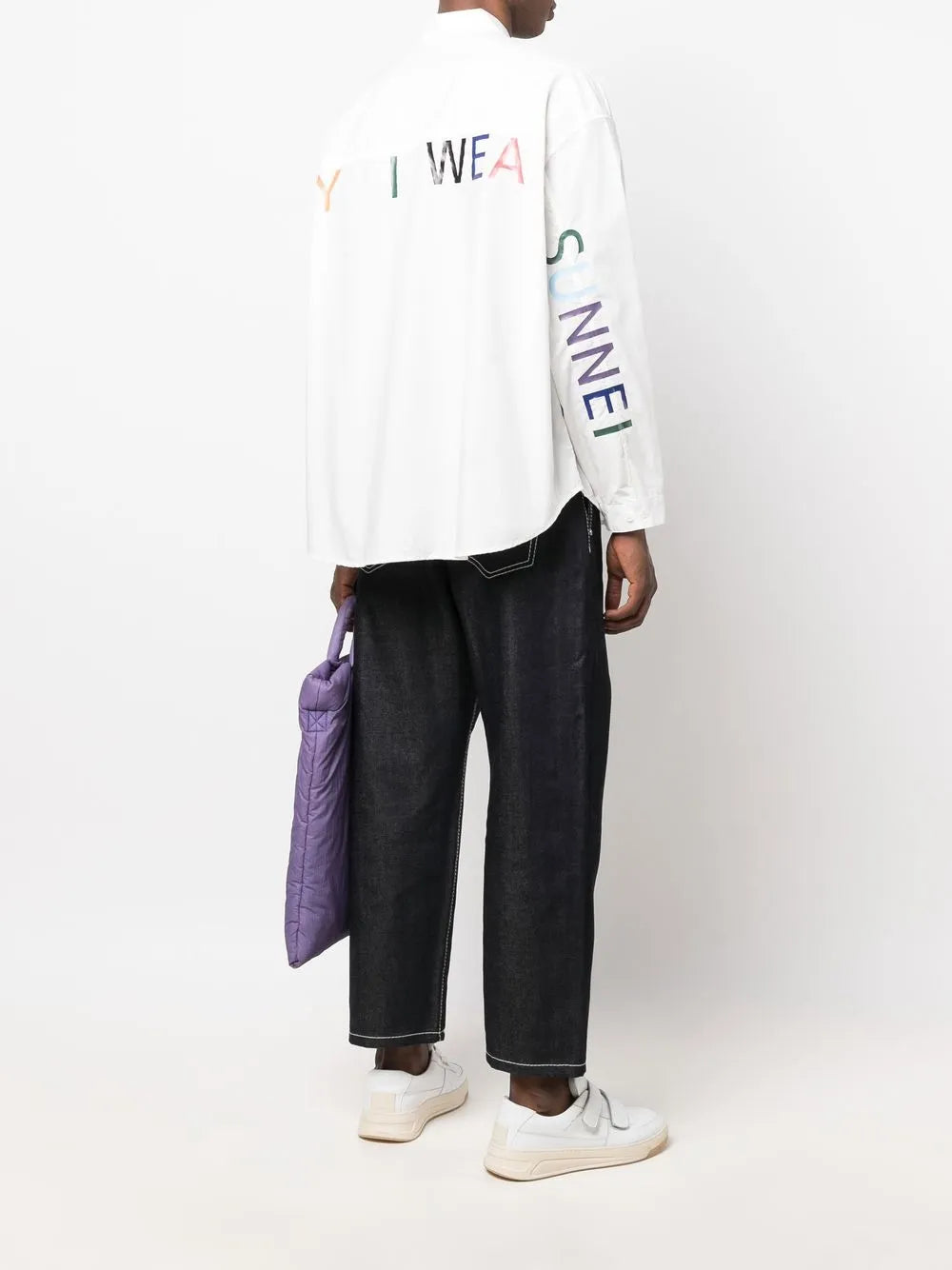 Slogan Loose Fittin Cotton Shirt