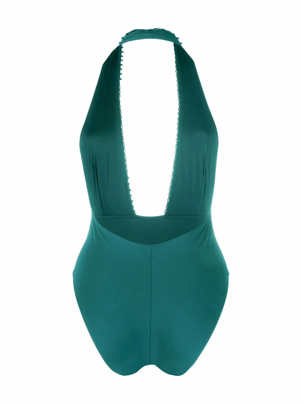 Plunging Halterneck One-Piece