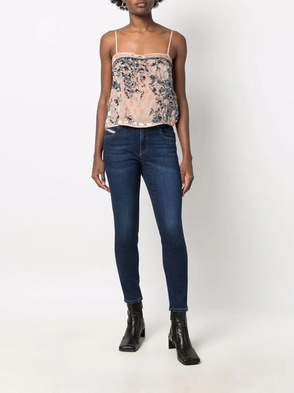 Slim-Cut Denim Jeans