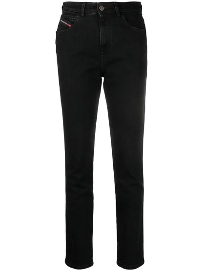 Cropped Slim-Cut Jeans
