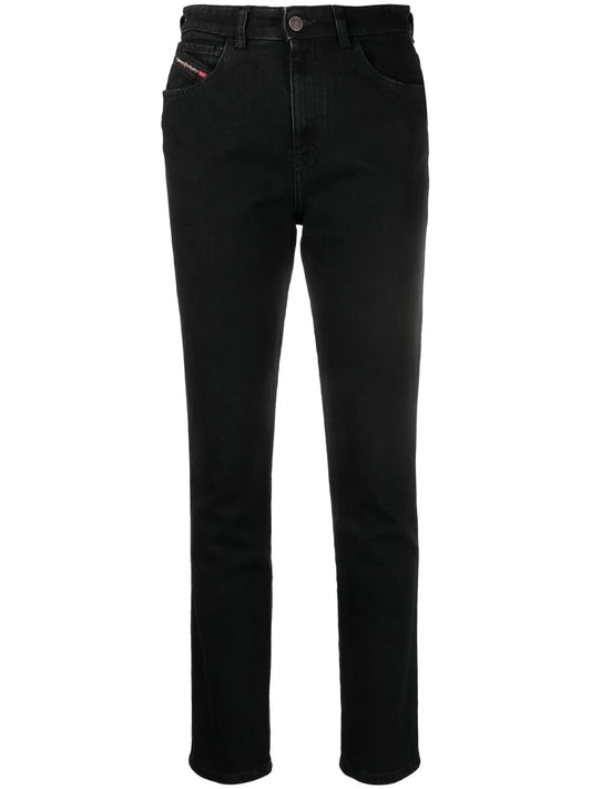 Cropped Slim-Cut Jeans