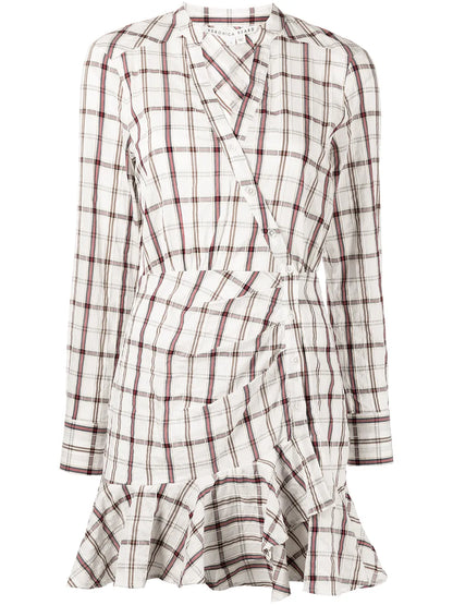 Sherry Check-Pattern Dress