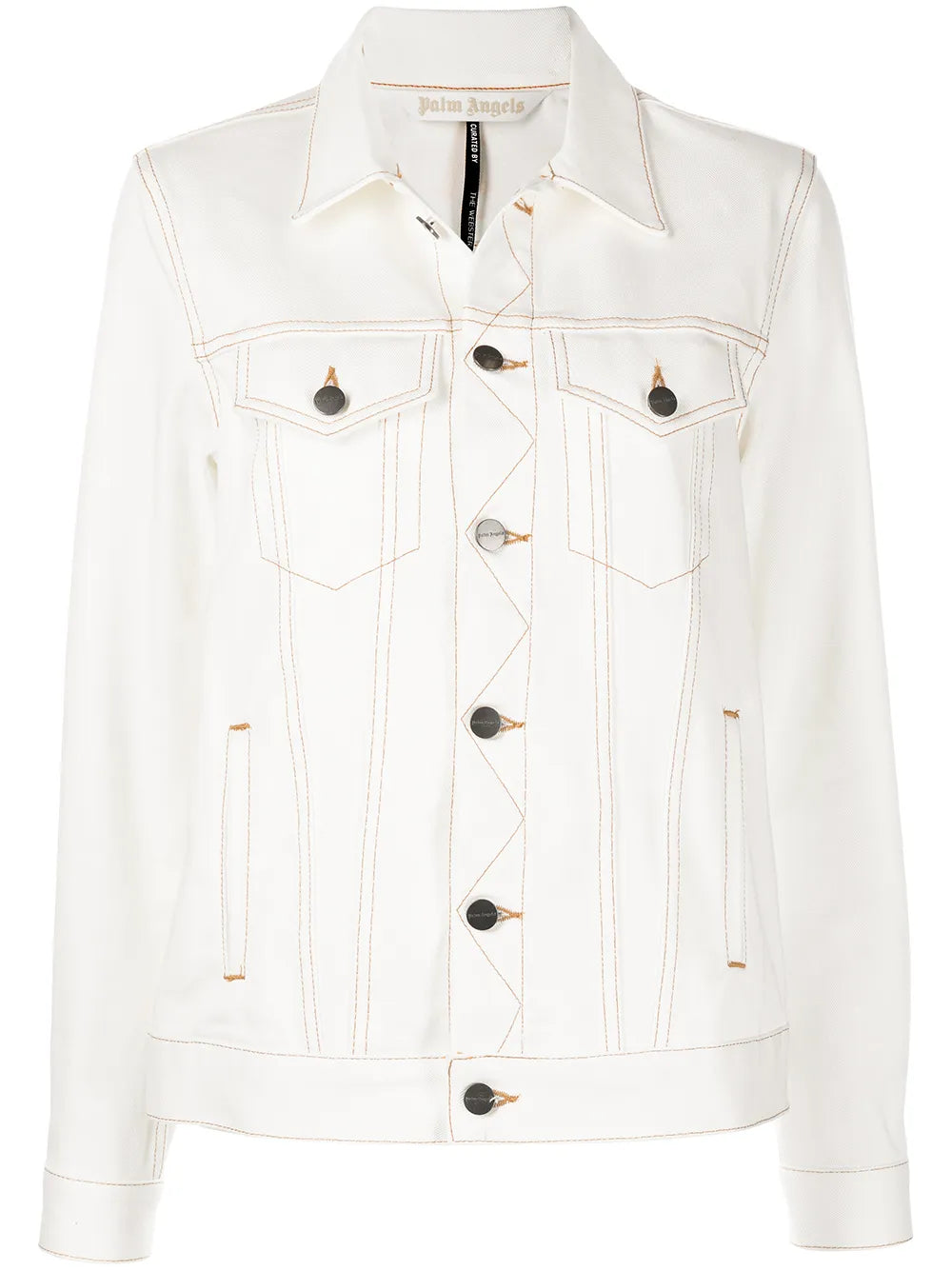 Logo-Print Denim Jacket