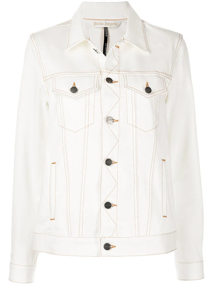 Logo-Print Denim Jacket