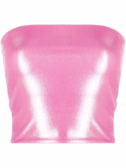 Gwen High-Shine Tube Top