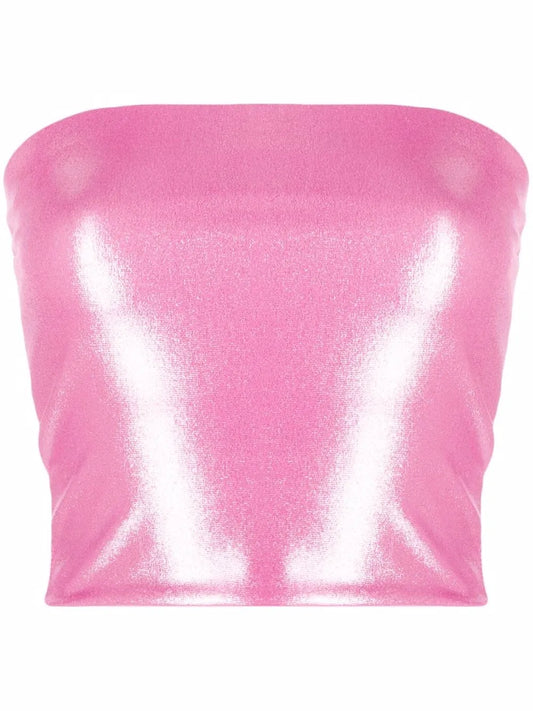 Gwen High-Shine Tube Top