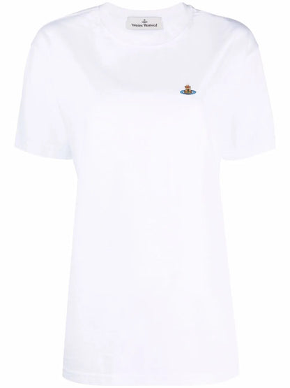 Orb-Embroidered Organic Cotton T-Shirt