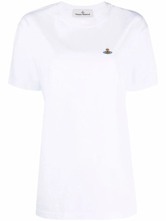 Orb-Embroidered Organic Cotton T-Shirt