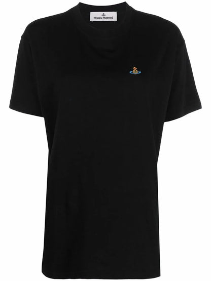 Orb-Embroidered Organic Cotton T-Shirt