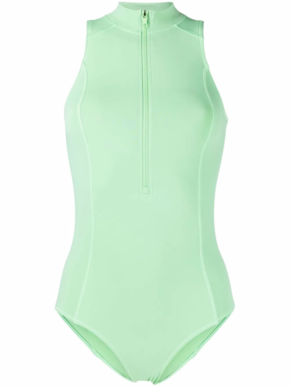 Zip-Detail Swimsuit