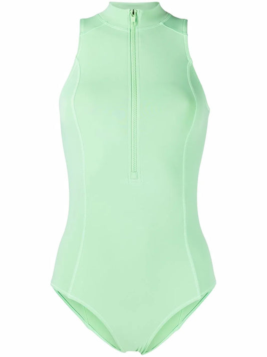 Zip-Detail Swimsuit