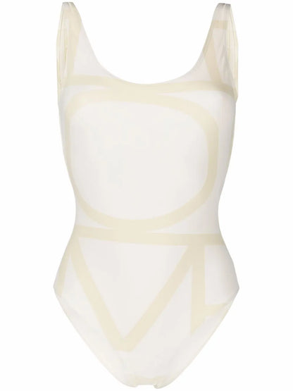 Logo-Print Swimsuit