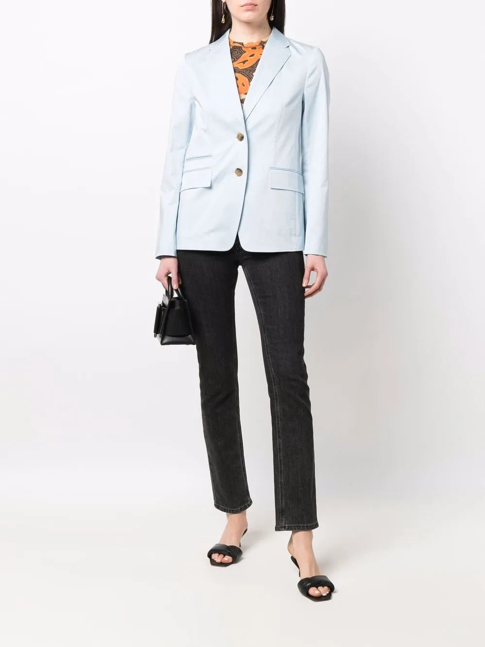 Single-Breasted Blazer Jacket