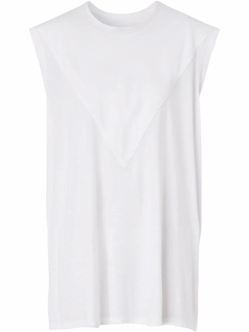 Panel Detail Sleeveless Top
