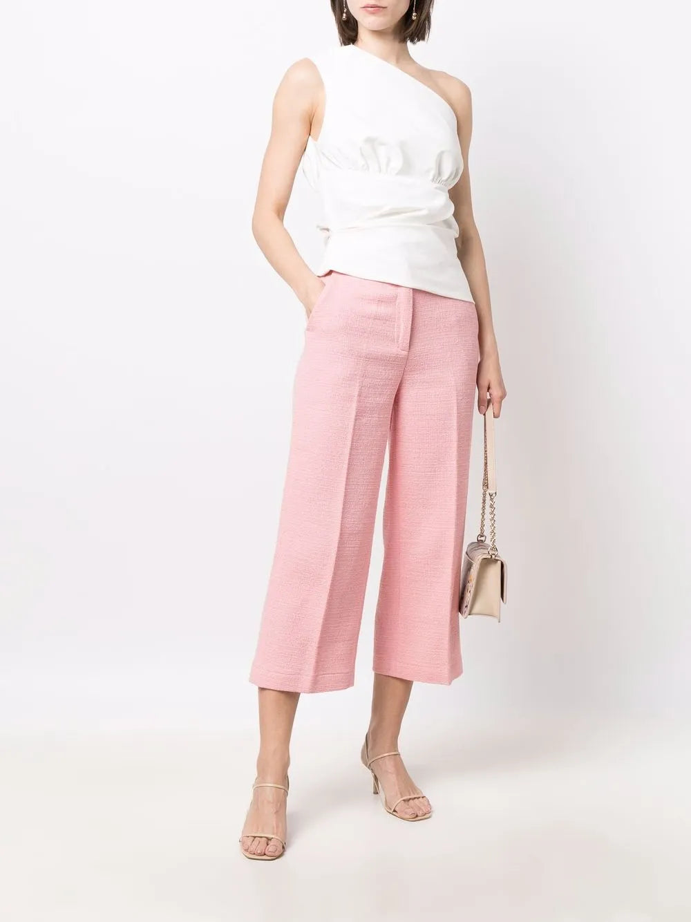 Croppe Flared-Leg Trousers