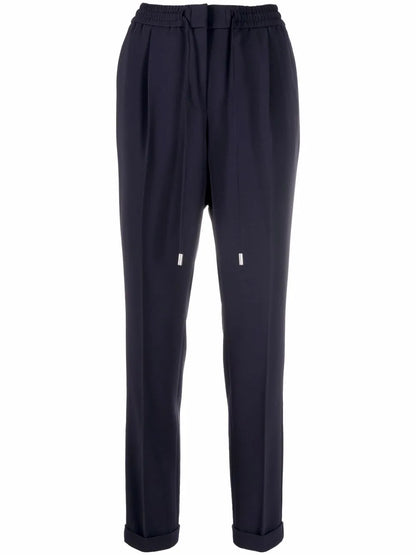 Drawstring Tapered Trousers