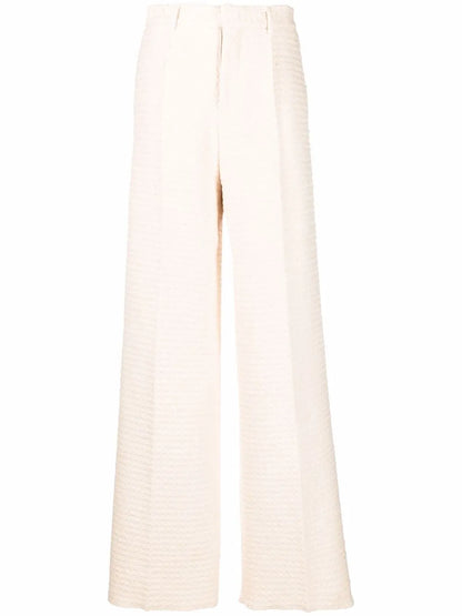 High-Waisted-Woven Trousers