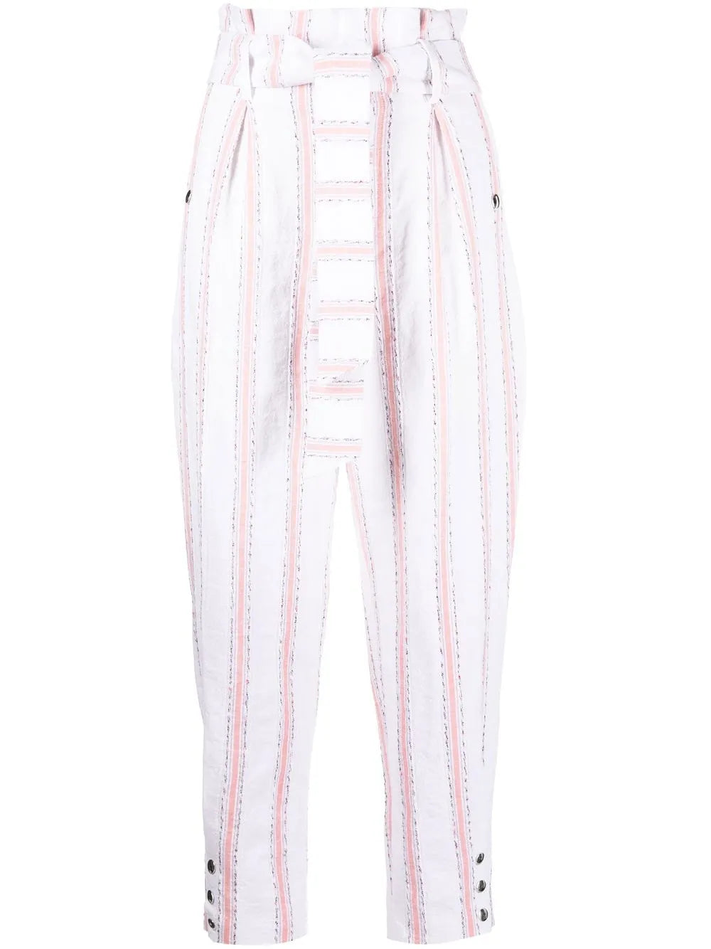 Rula Striped-Leg Trousers