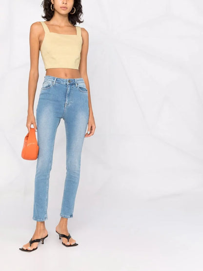 Logo-Patch Denim Jeans