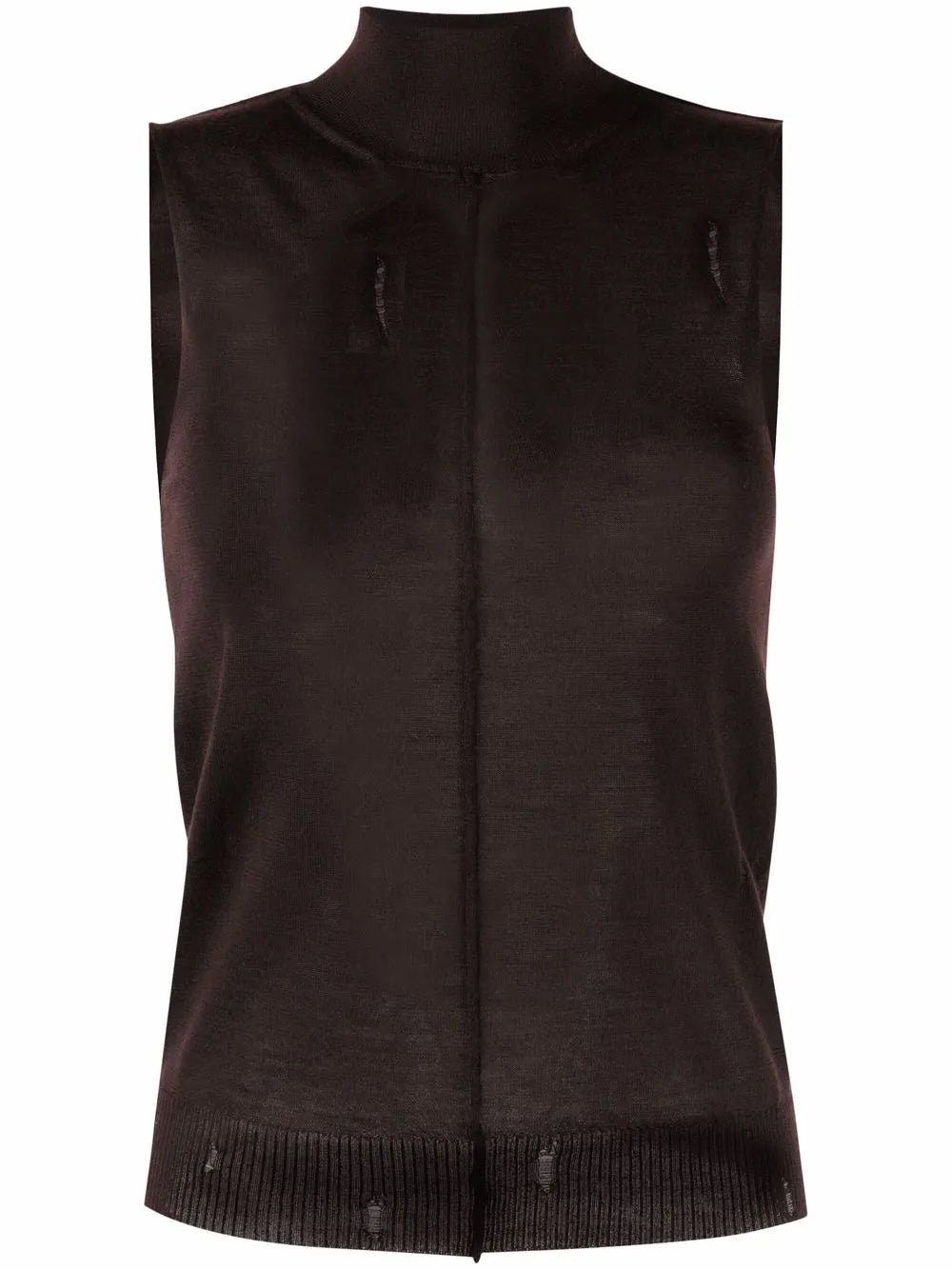 High Neck Cashmere Vest