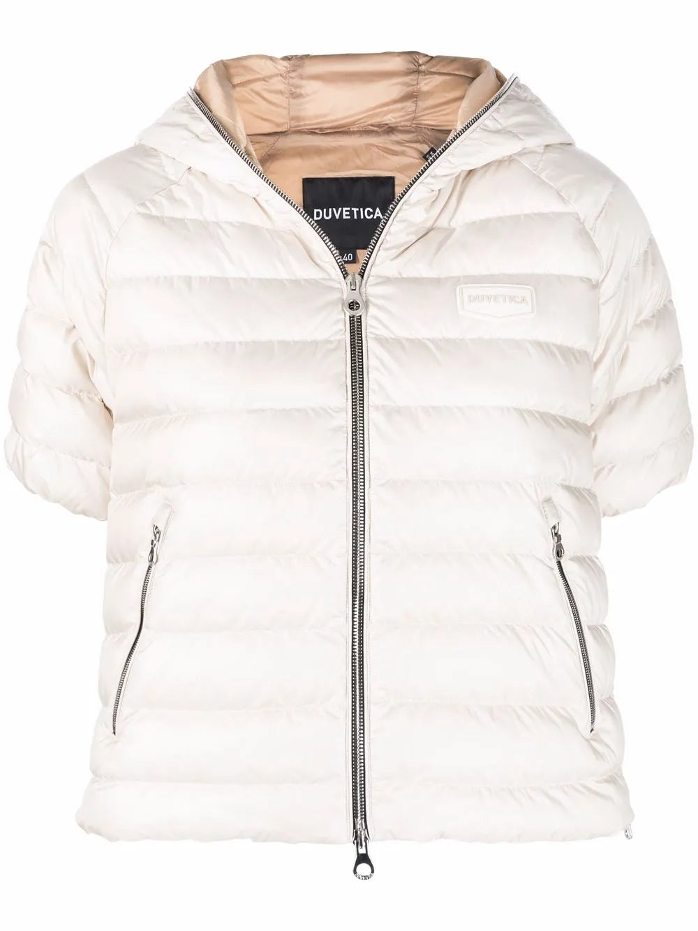 Three-Quarter Sleeve Puffer Jacket