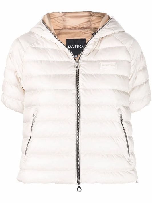 Three-Quarter Sleeve Puffer Jacket