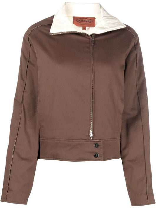 2000S High-Neck Track Jacket