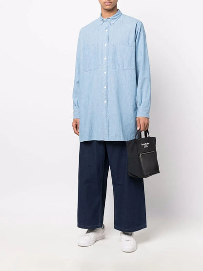 Denim Family Button-Collar Shirt
