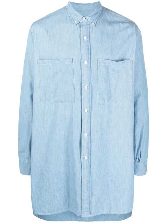 Denim Family Button-Collar Shirt