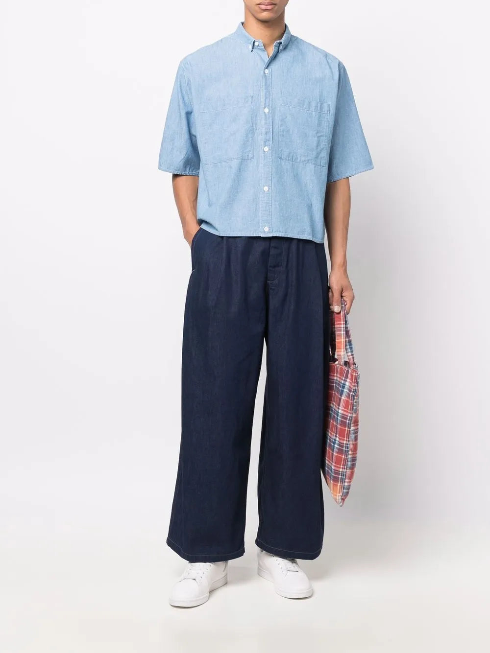 Denim Family Wide-Leg Jeans