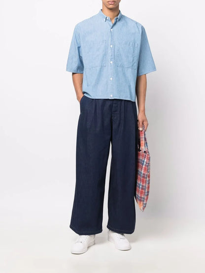 Denim Family Wide-Leg Jeans