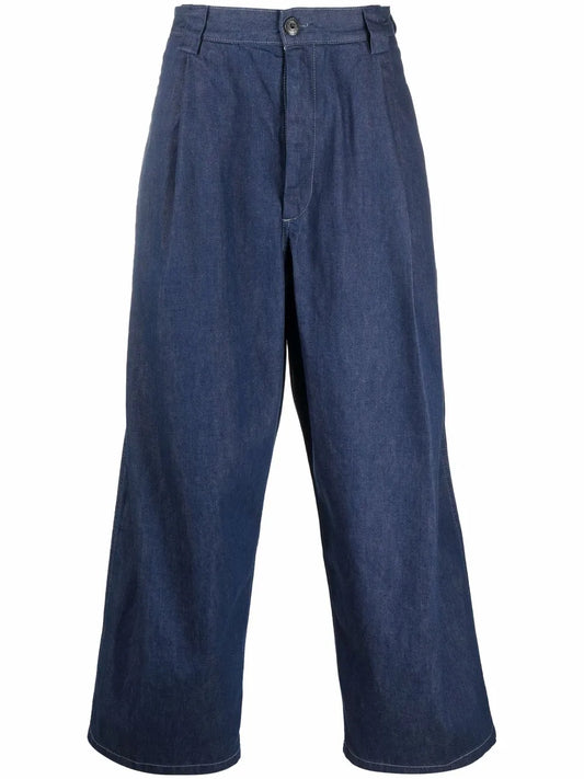 Denim Family Wide-Leg Jeans