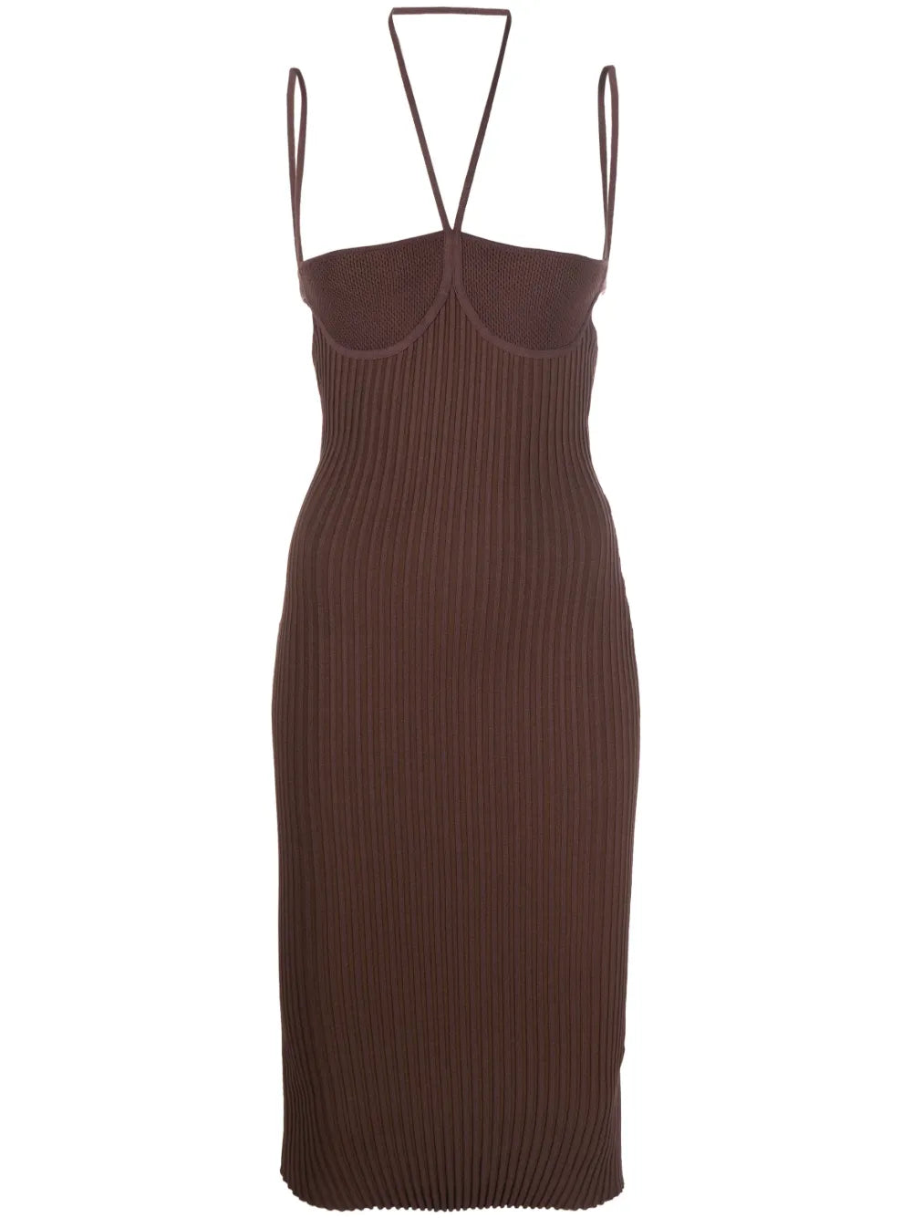 Halterneck Fitted Dress