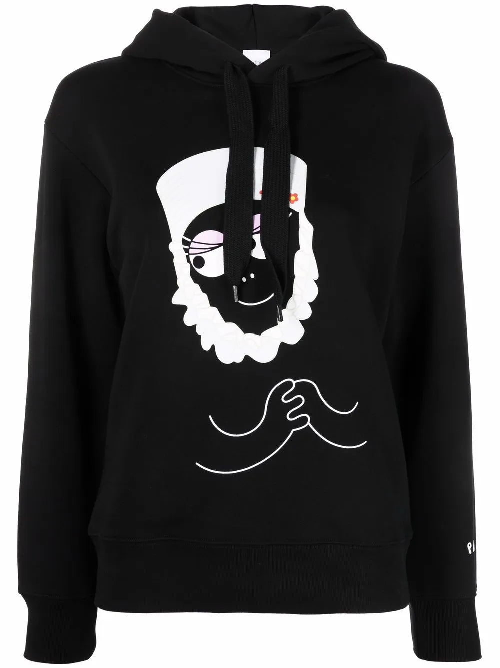 Graphic-Print Cotton Hoodie