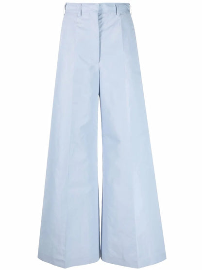 High-Waisted Wide-Leg Trousers