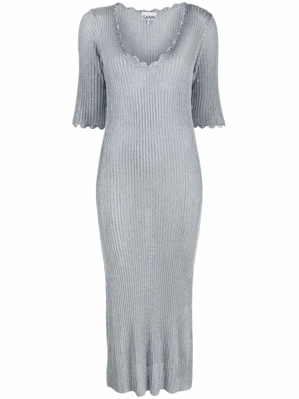 Ribbed-Knit Dress