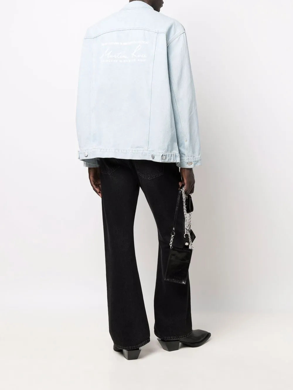 Logo-Print Denim Jacket