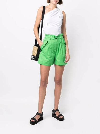 High-Waisted Cargo Shorts