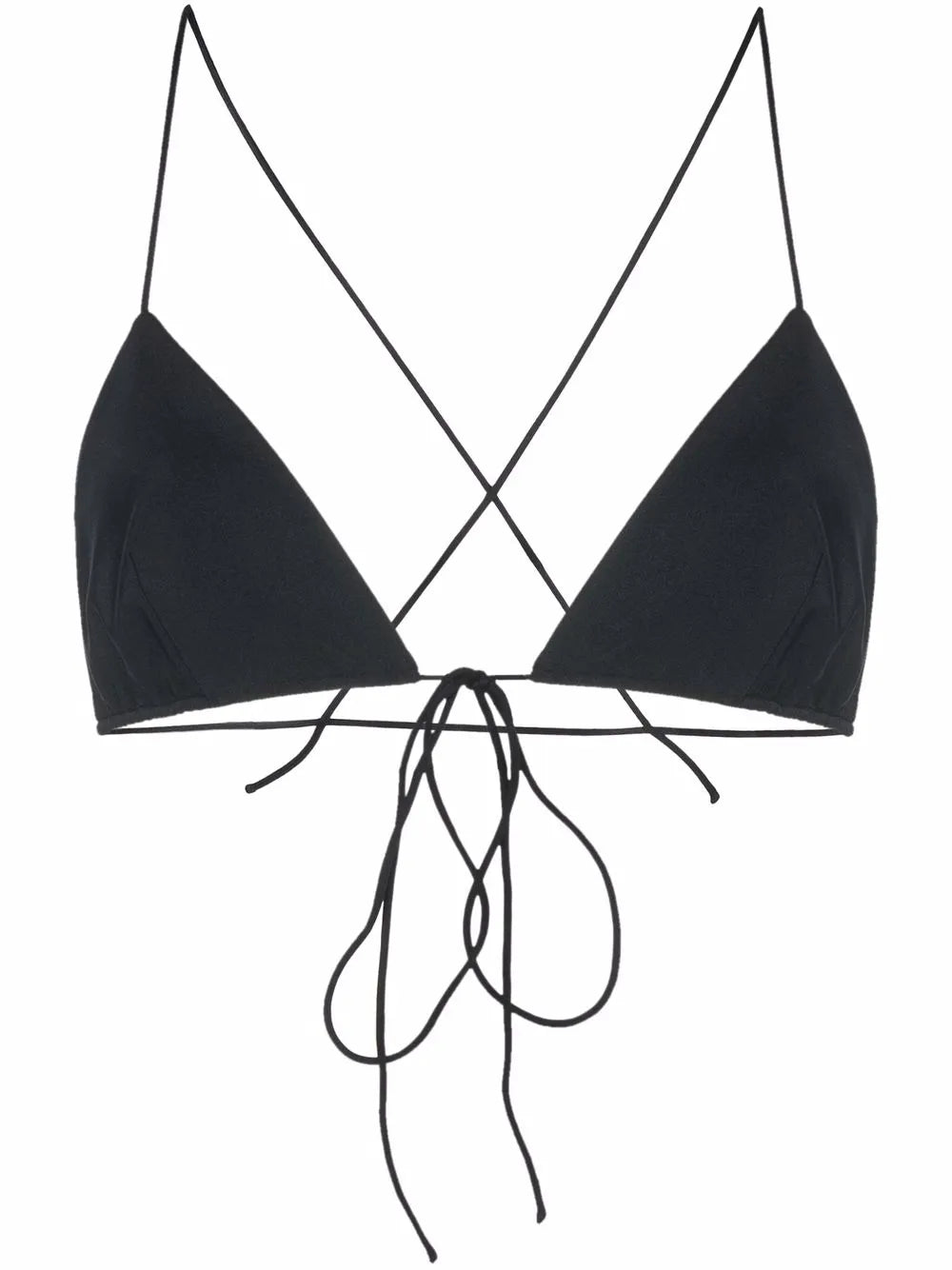 Triangle Cross-Strap Bikini Top